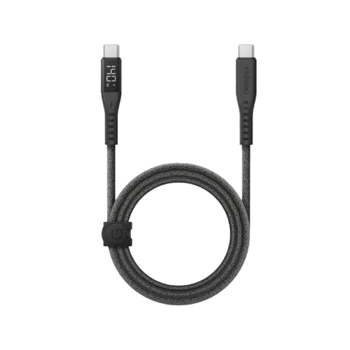 Energea Flow C-C 240W Display Cable 1.5M -Black - Tashqila Energea Flow C-C 240W Display Cable 1.5M -Black - Tashqila
